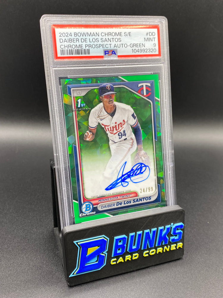 2024 Daiber De Los Santos Sapphire Edition Green Auto 24/99 PSA 9