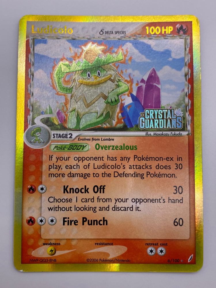 Ludicolo Reverse Holo Crystal Guardians MP