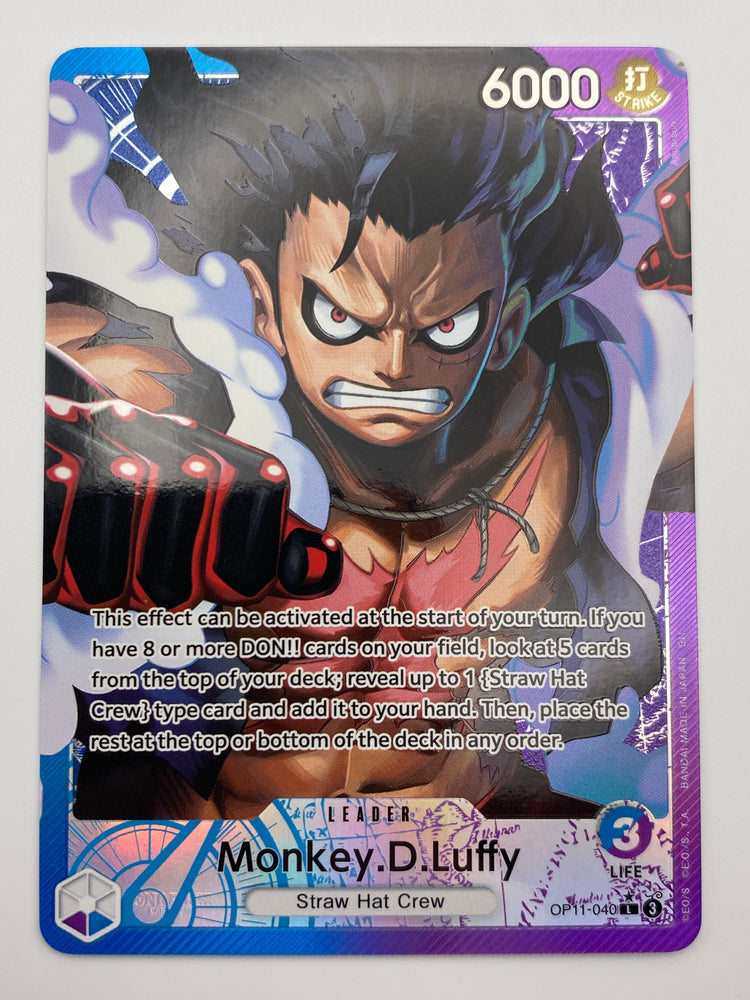 Monkey D. Luffy OP11-040 Leader Parallel NM
