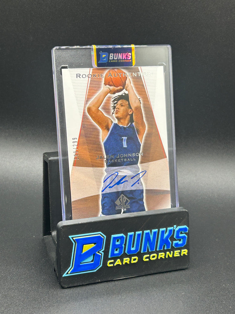 2021 Jalen Johnson Upper Deck On Card Auto RC 149/299