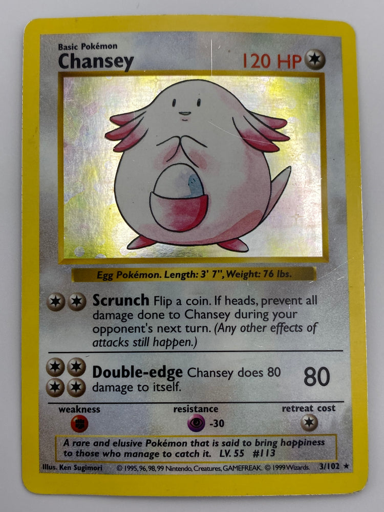 Chansey Holo Base Set HP