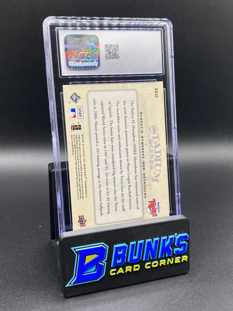 2008 Joe Mauer Silver Stadium Scenes 24/25 CGC 9 HOF