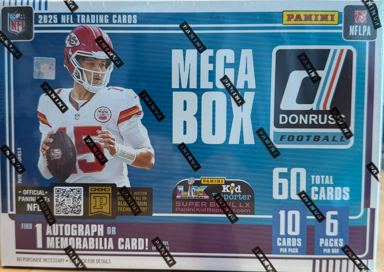 2025 Panini Donruss Football Mega Box (Blue Scope Parallels!)