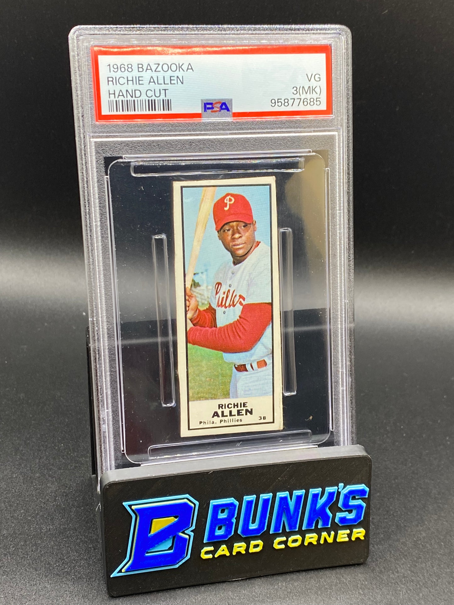 1968 Richie Allen Hand Cut PSA 3 (Box B43)