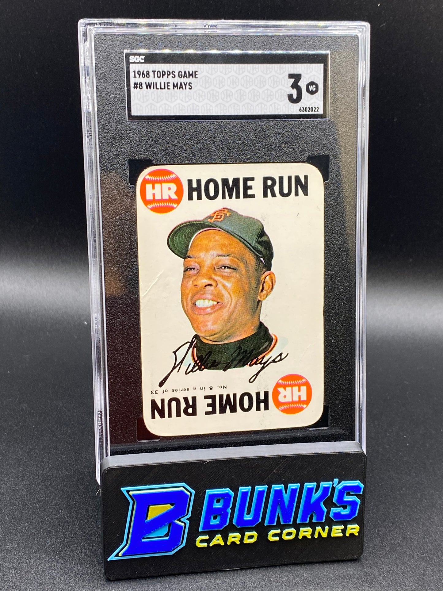 1968 Willie Mays HOF SGC 3 (Box B43)