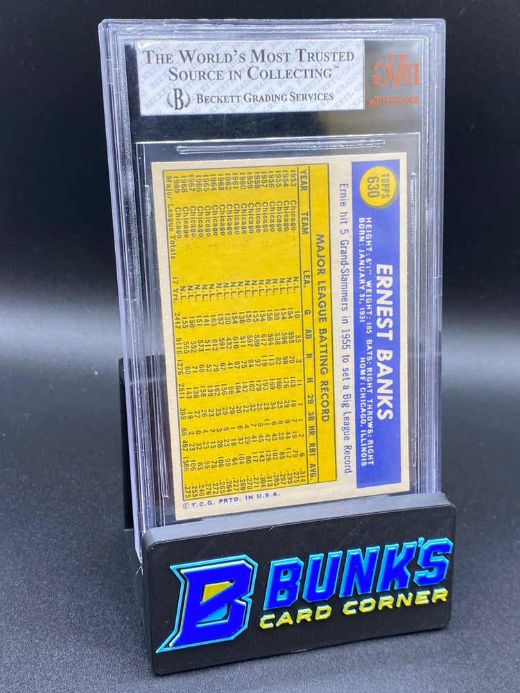 1970 Ernie Banks HOF Beckett 6