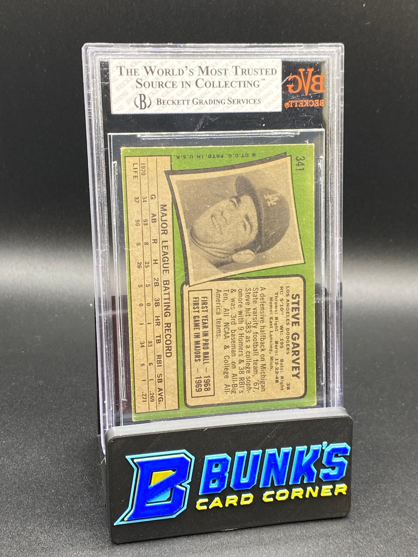 1971 Steve Garvey Beckett 6 (Box B43)