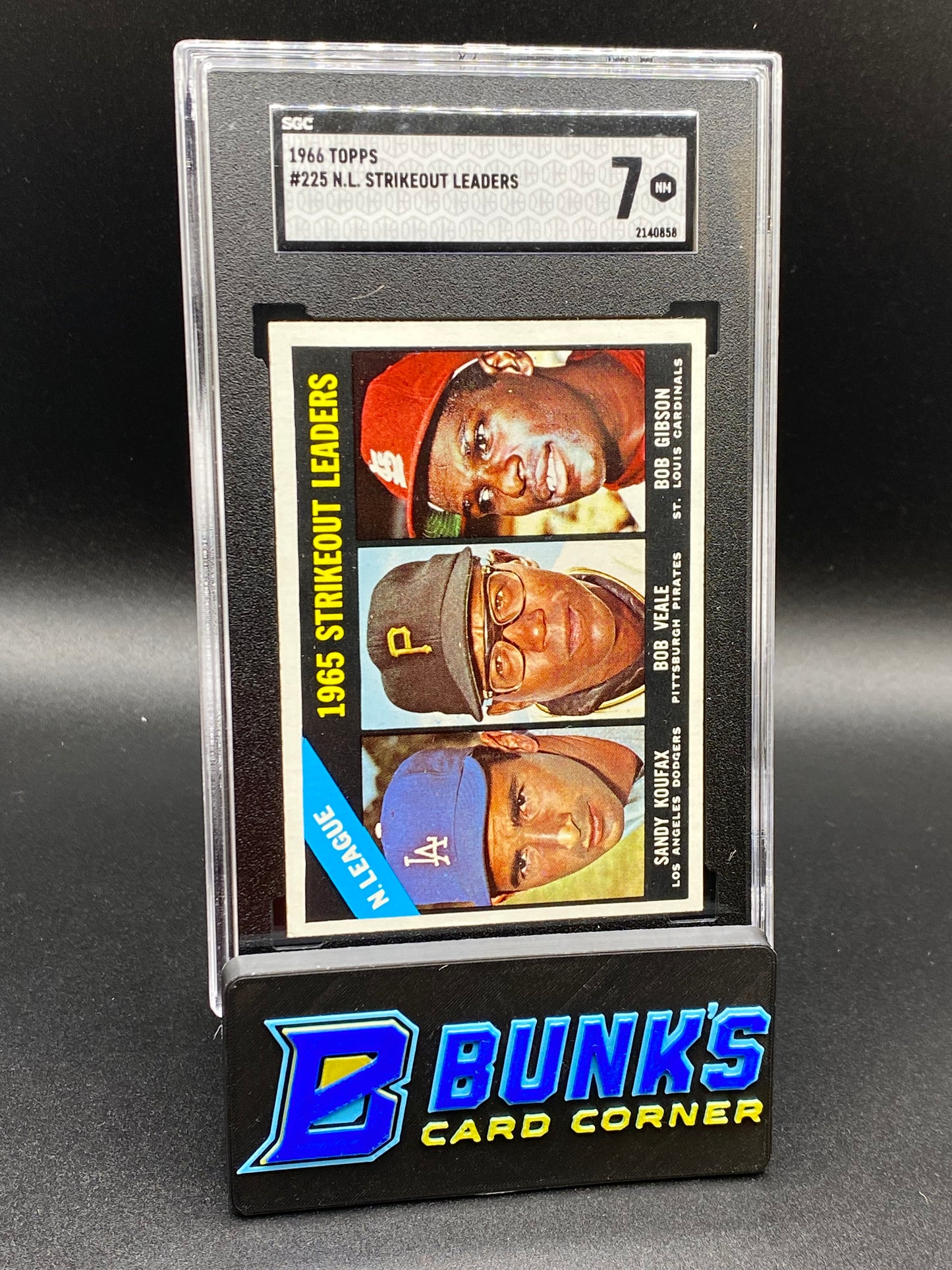 1966 N.L. Strikeout Leaders HOF SGC 7 (Box B43)