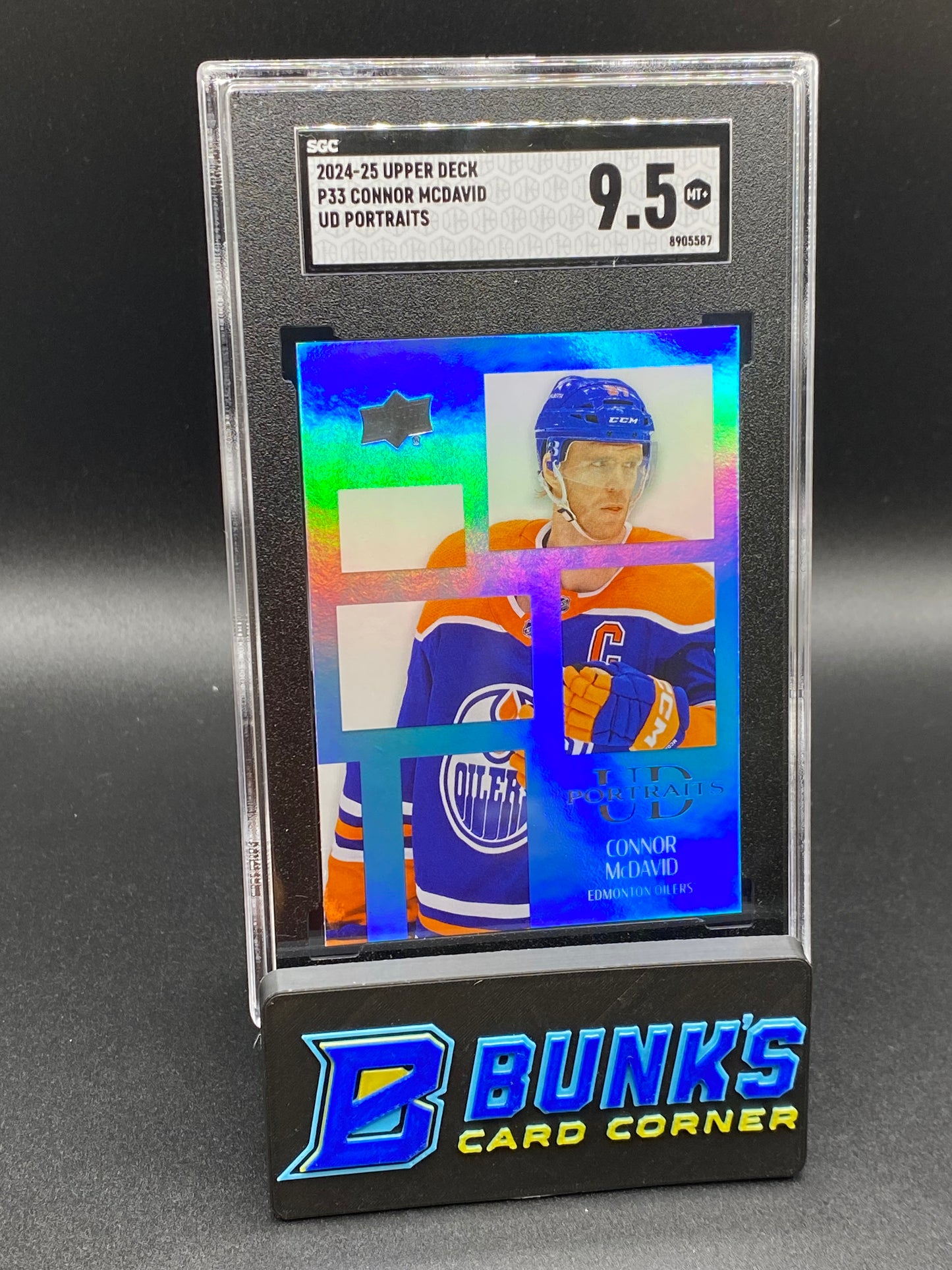 2024-25 Conner McDavid UD Portraits SGC 9.5 (Box B44)