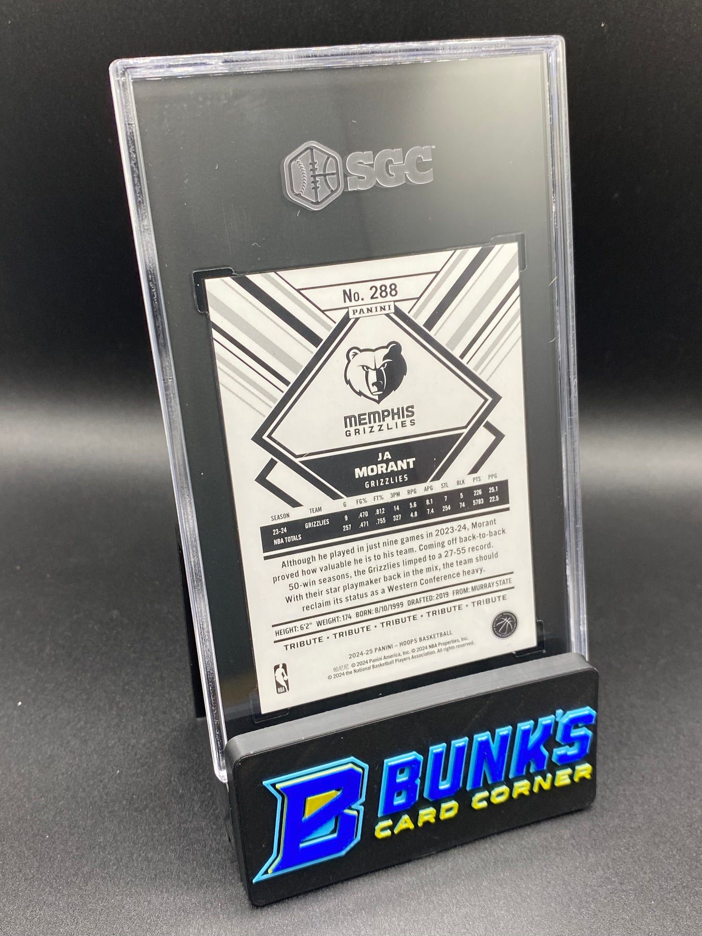 2024 Ja Morant Purple Explosion SGC 10 (Box 27)