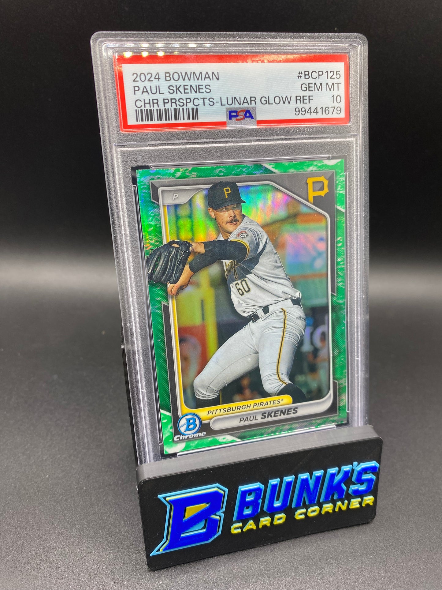2024 Paul Skenes RC CHR Prspcts-lunar Glow Ref PSA 10 RC