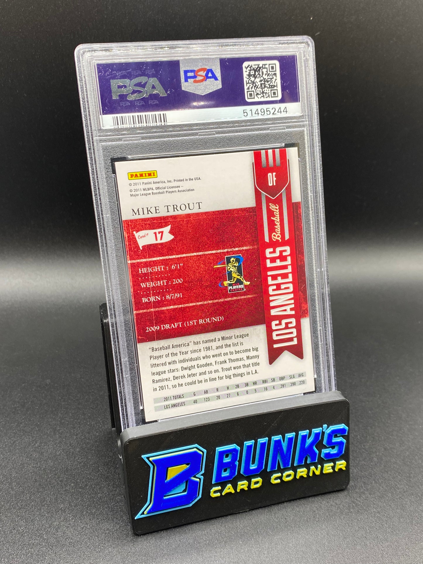 2011 Mike Trout PSA 9 (Box 33)