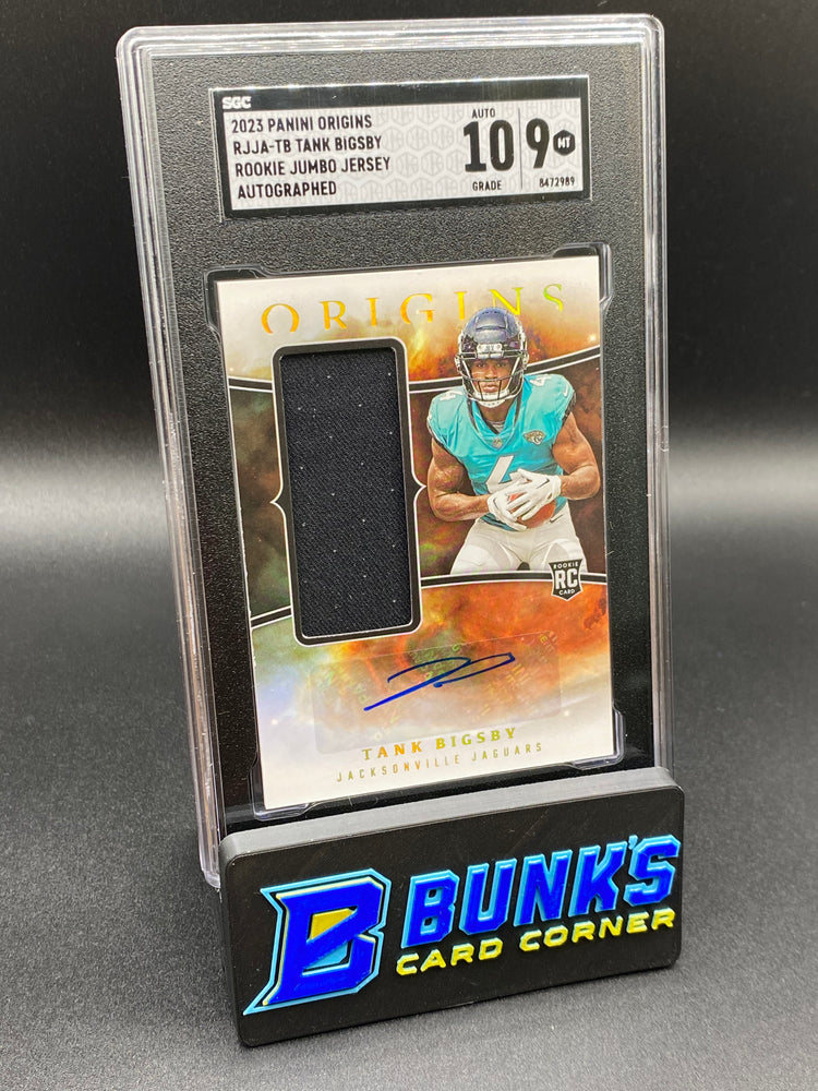 2023 Tank Bigsby Rookie Jumbo Jersey Auto. SGC 10/9
