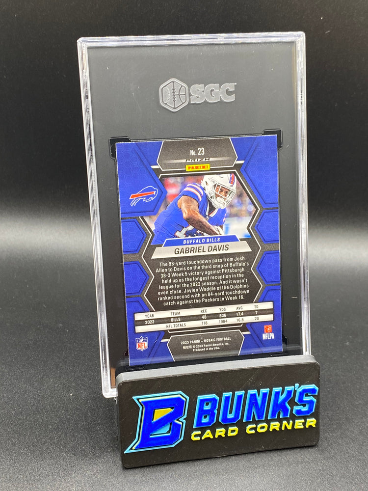 2023 Gabriel Davis Honeycomb Prizm SGC 10