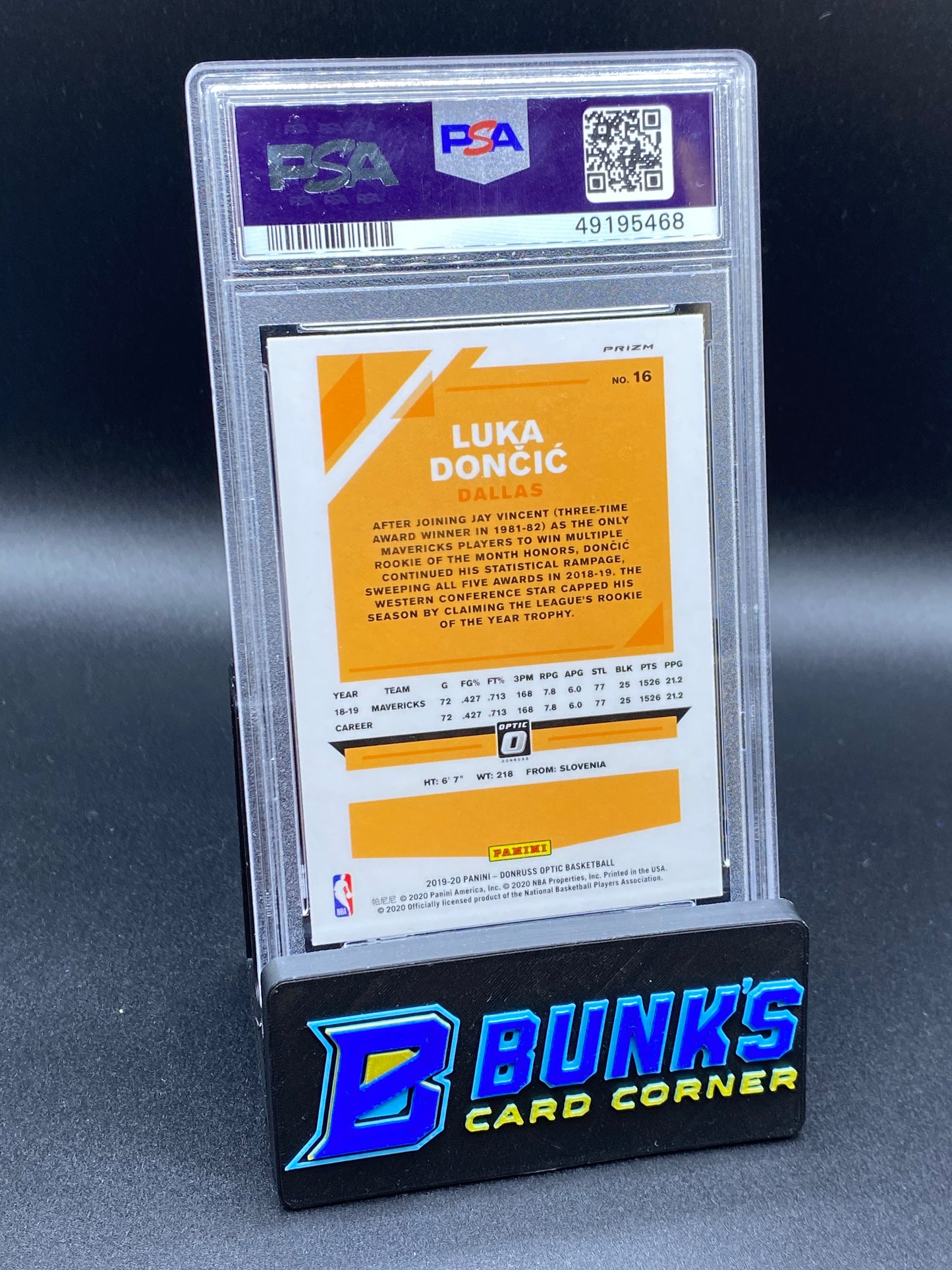 2019 Luka Doncic Fantastics PSA 10 (Box 35)