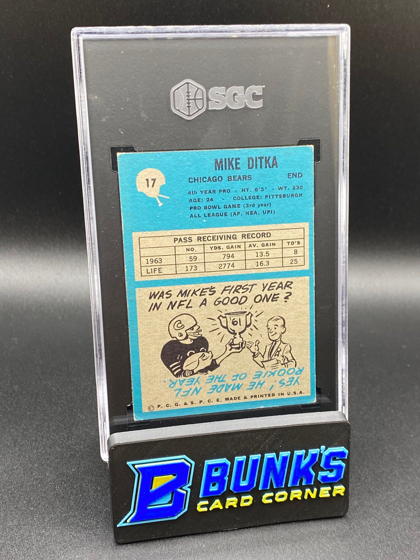1964 Mike Ditka SGC 4.5 (Box 38)