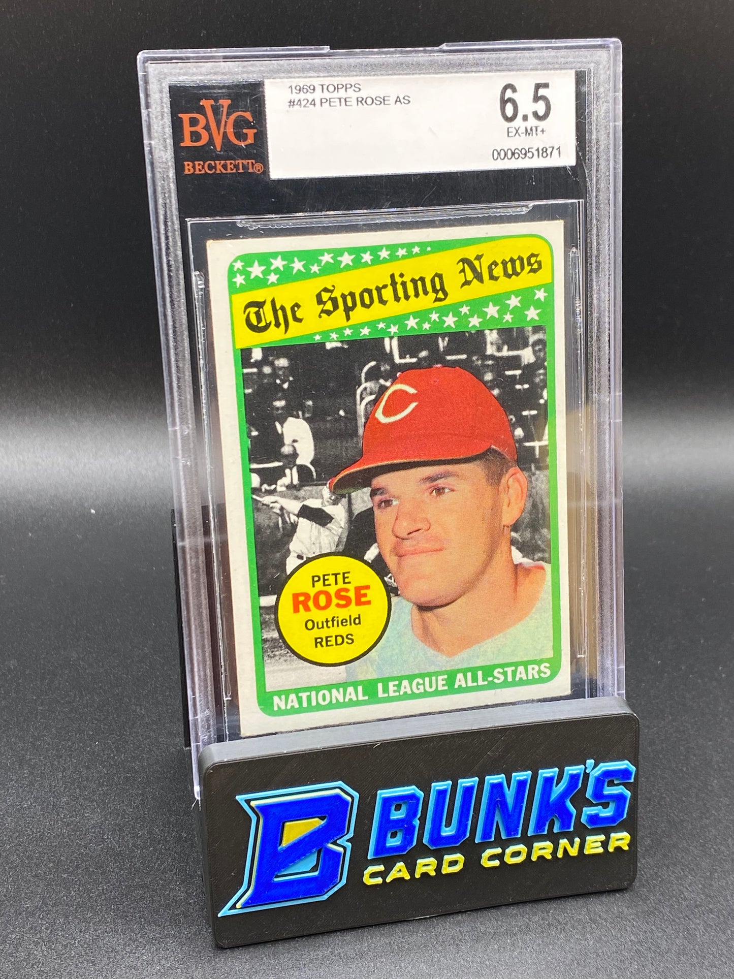 1969 Pete Rose Beckett 6.5 (Box 41)