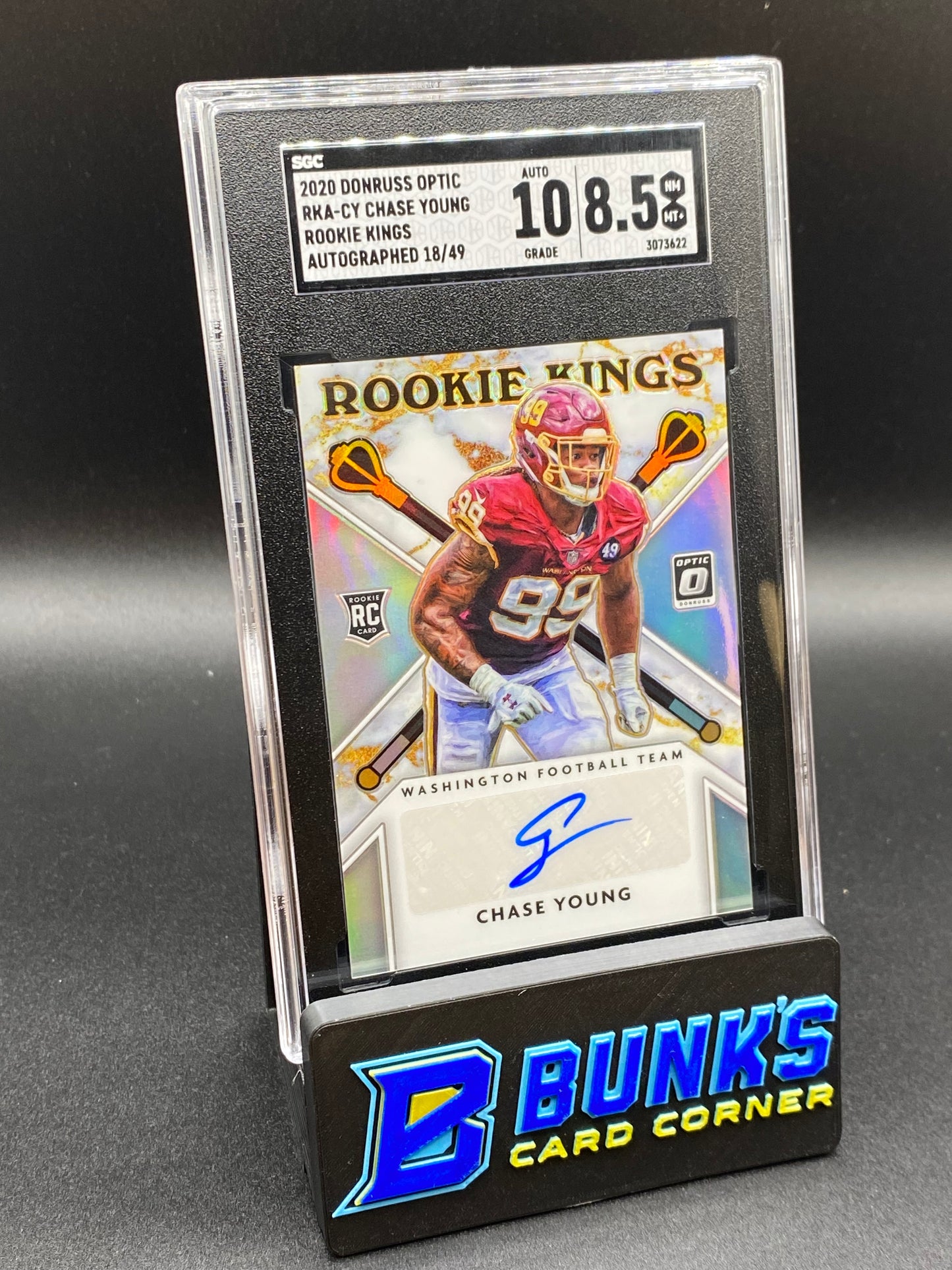 2020 Chase Young Rookie Kings Auto. SGC 10/8.5 (Box 42)