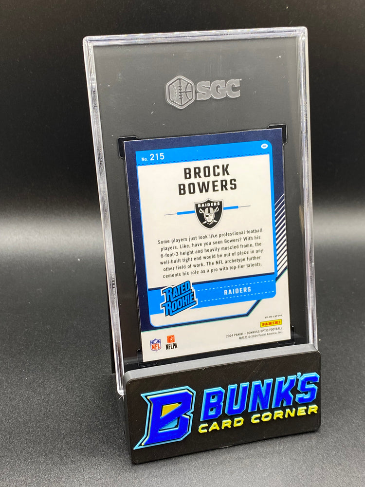 2024 Brock Bowers Holo Prizm SGC 10 RC