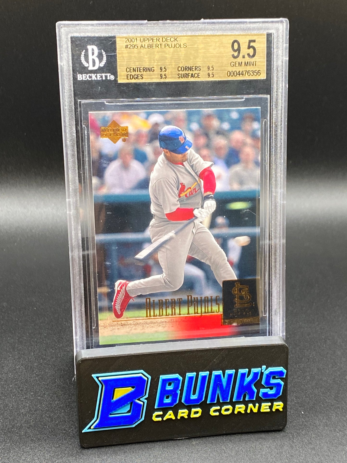 2001 Albert Pujols Beckett 9.5 RC (Box B47)