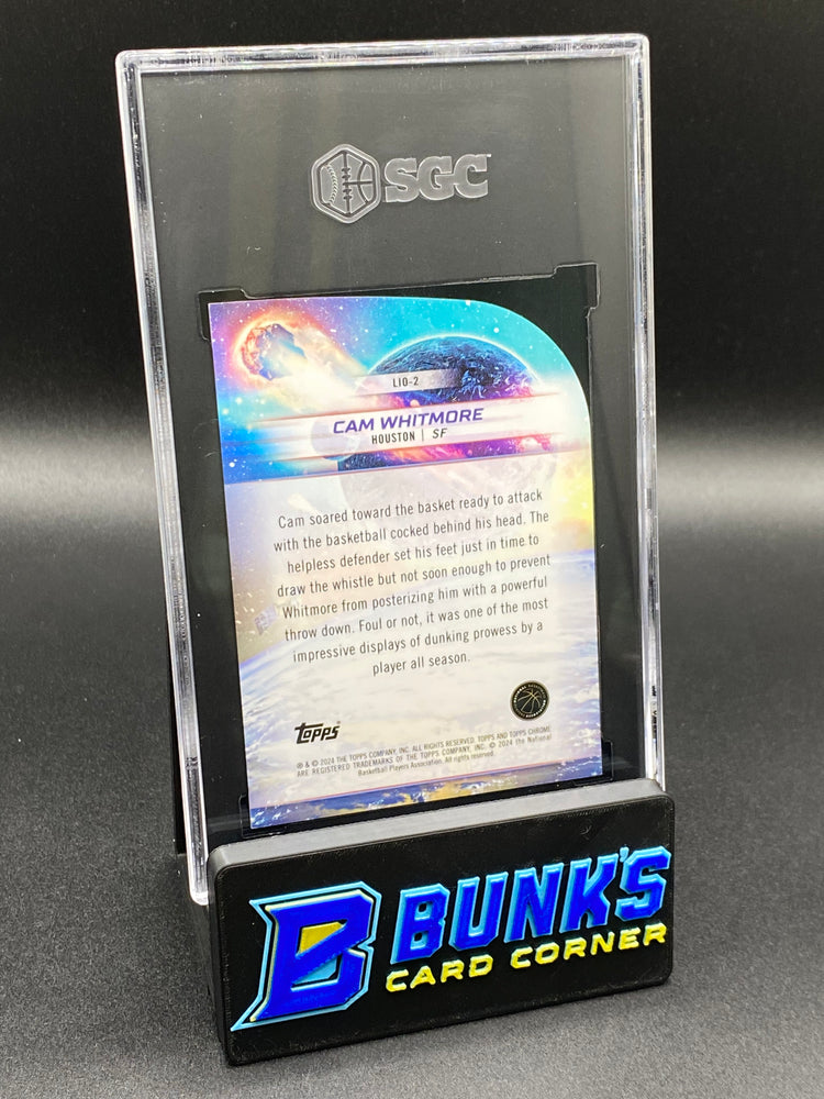 2023-24 Cam Whitmore Launched into Orbit Gold Interstellar Ref. SGC 9.5