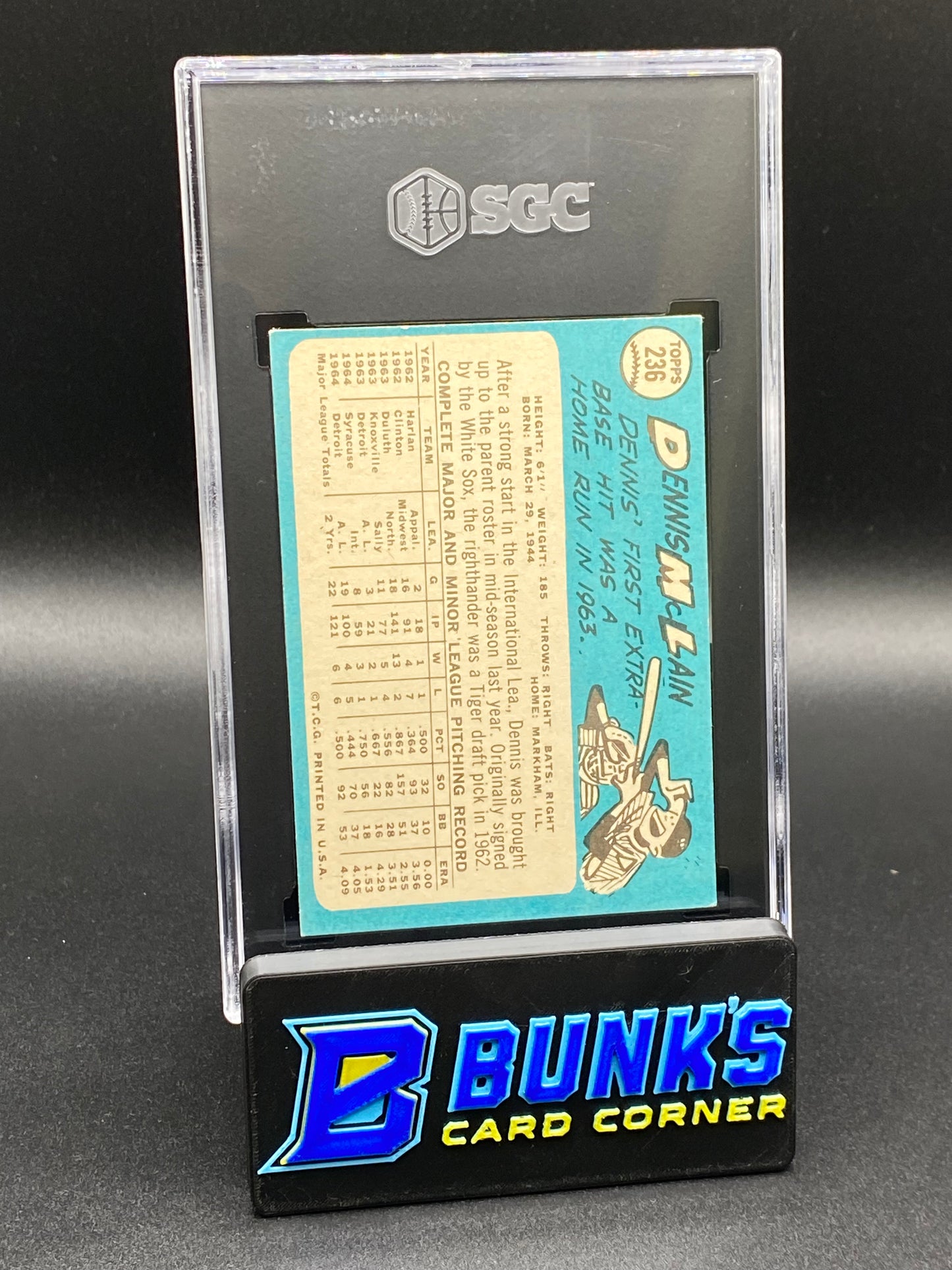1965 Dennis McLain SGC 5 (Box B49)