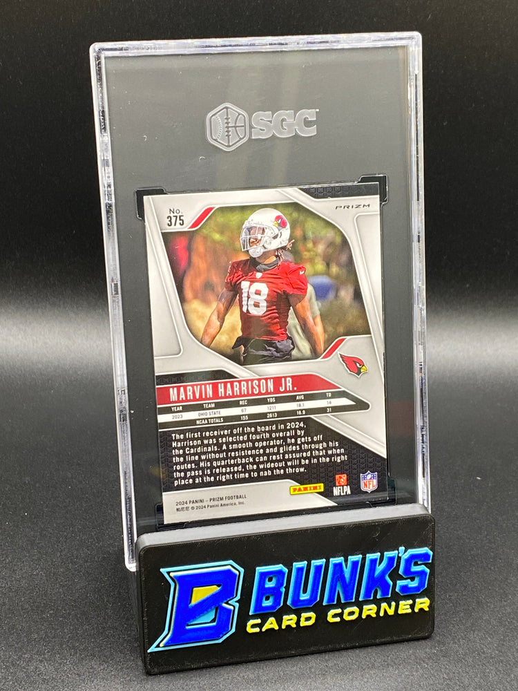 2024 Marvin Harrison Jr. Sliver Prizm RC SGC 10