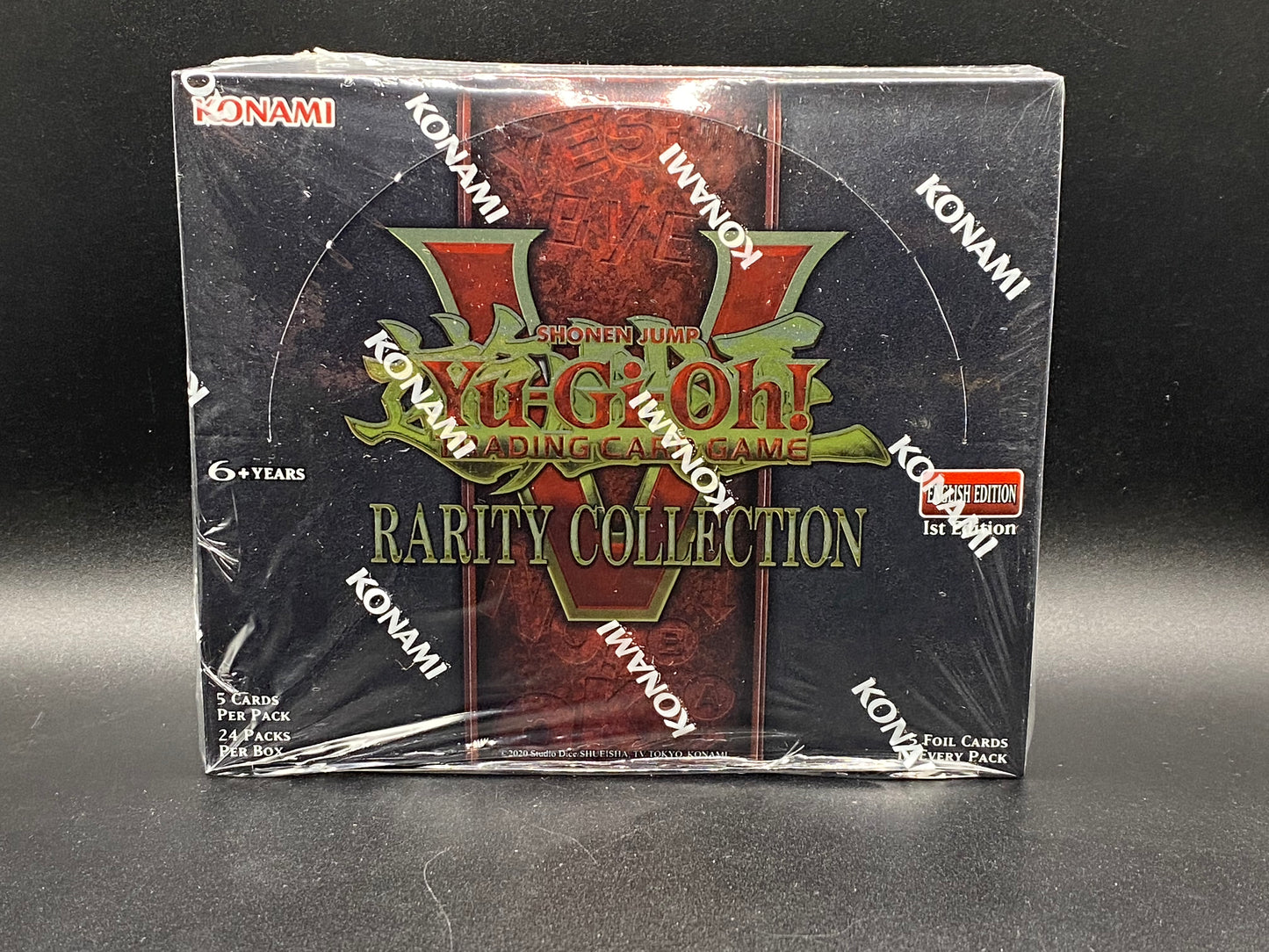 YuGiOh Rarity Collection booster Display