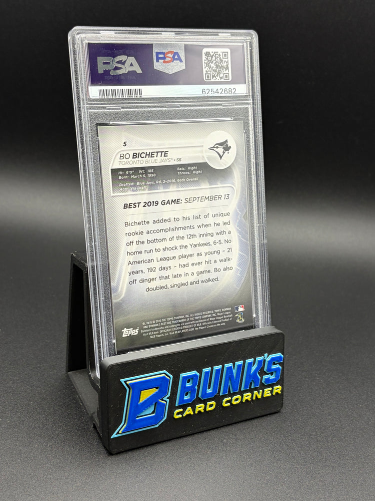 2020 Bo Bichette Orange Refractor PSA 9 RC 16/25