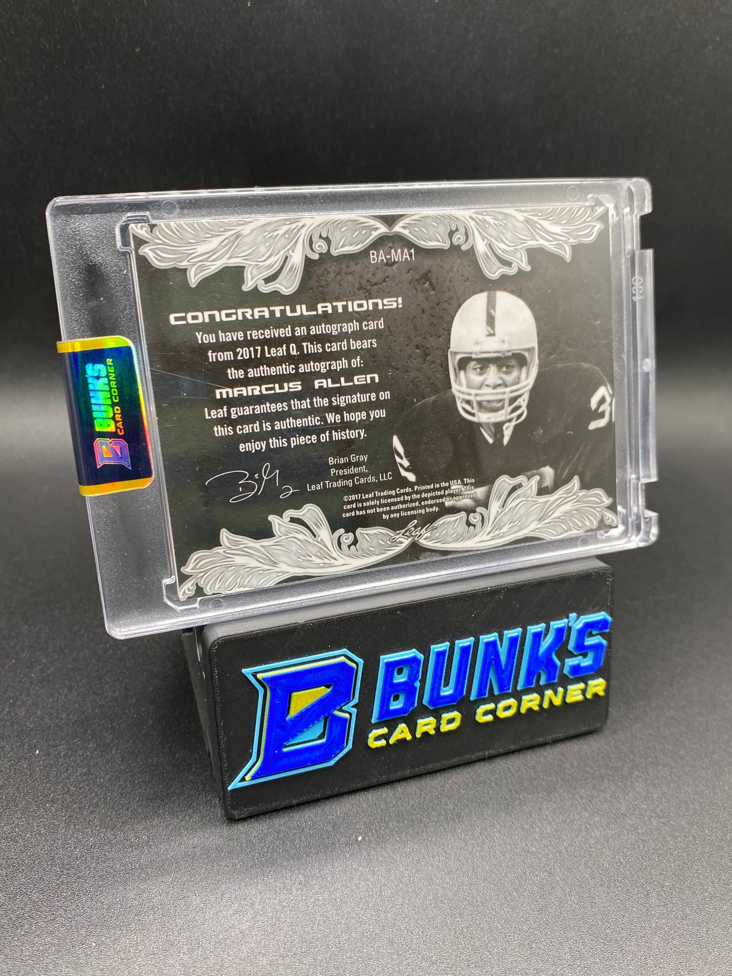 2017 Marcus Allen Auto Leaf 4/5