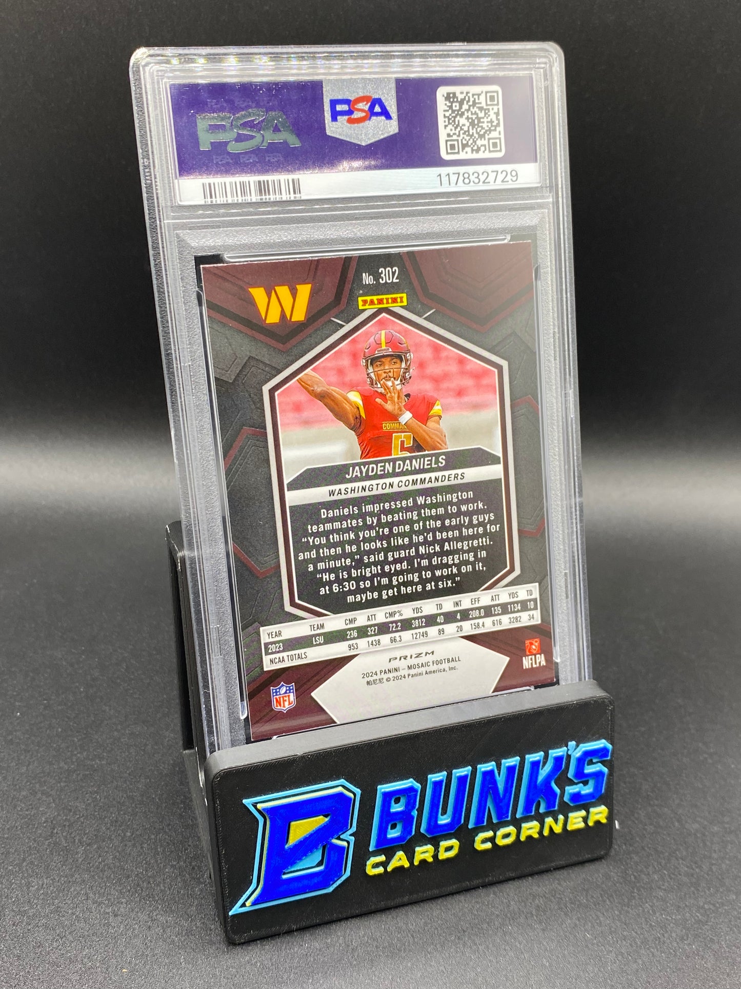 2024 Jayden Daniels Silver PSA 8