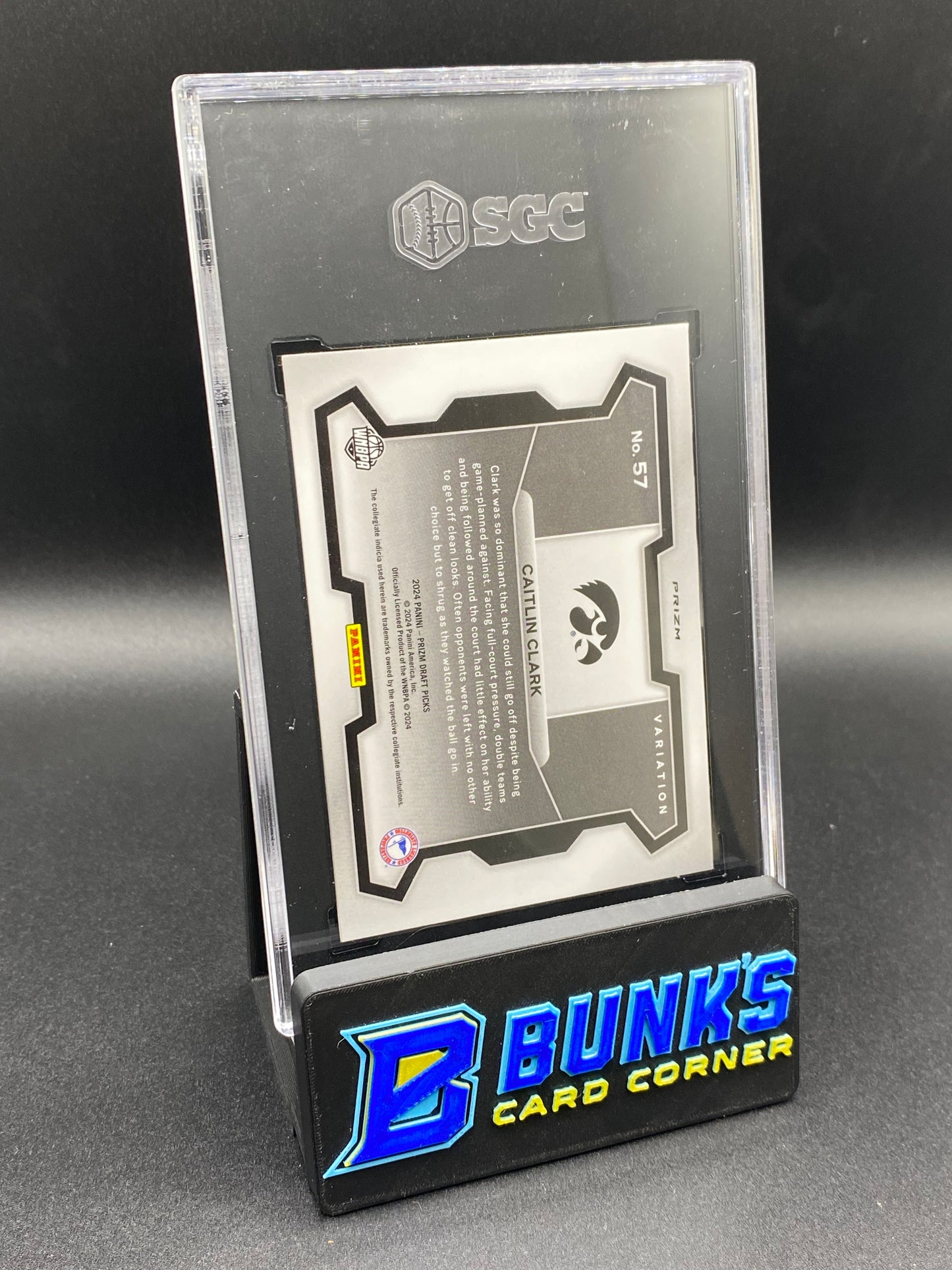 2024-25 Caitlin Clark Orange Ice Prizm CGC 10 Rc