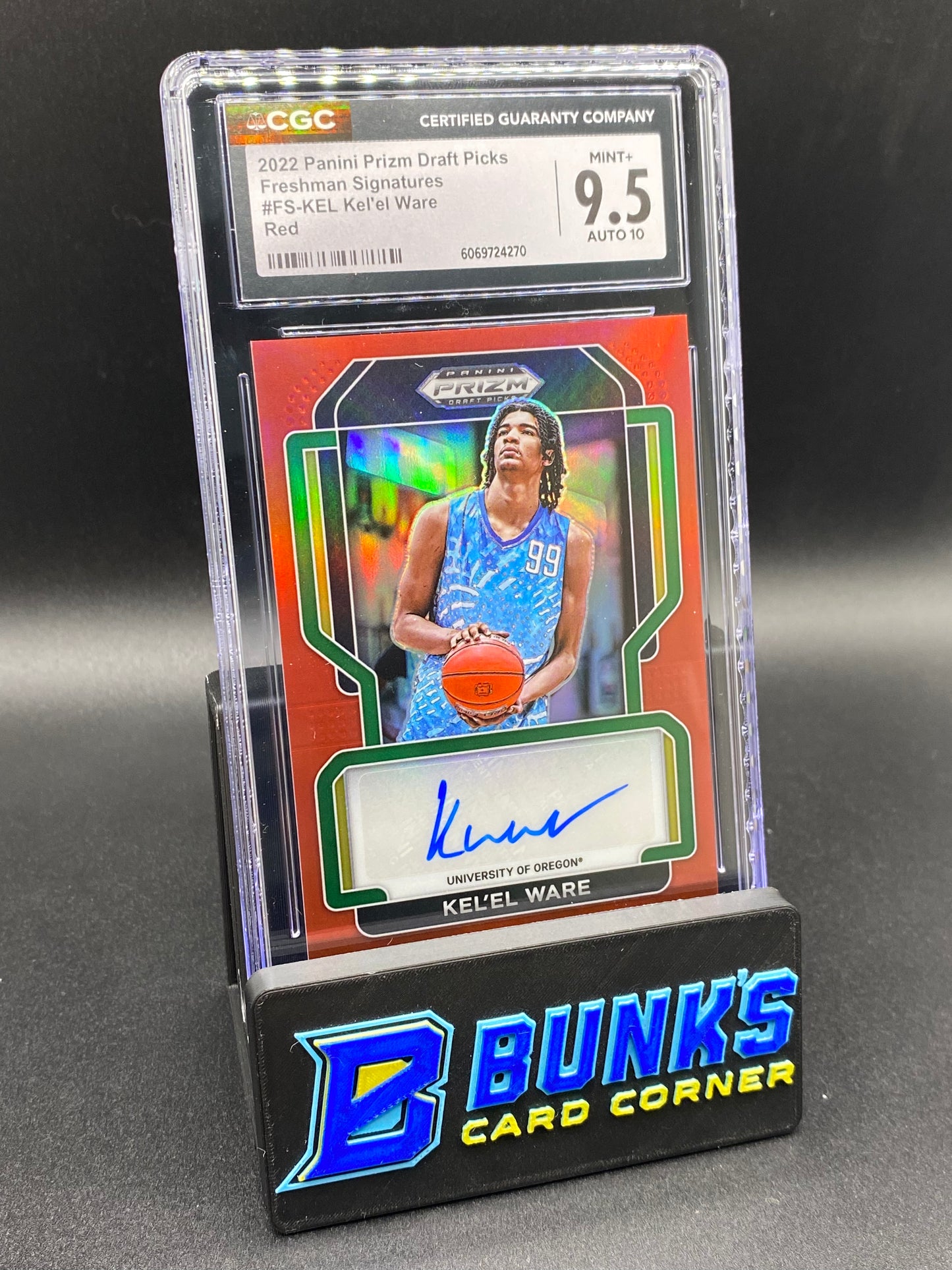 2022 Kel'el Ware Auto Red CGC 9.5/10