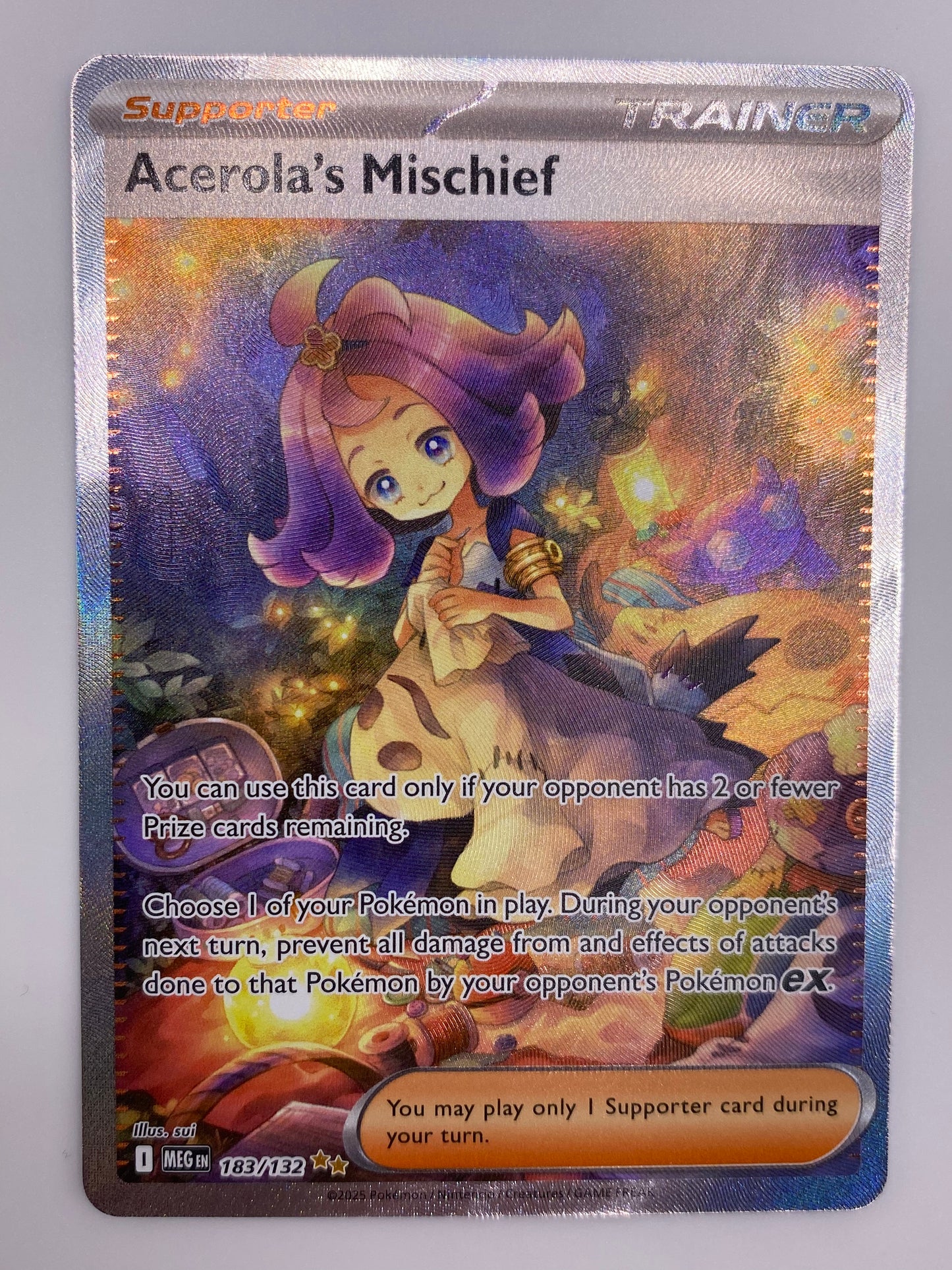 Acerola's Mischief Mega Evolutions NM