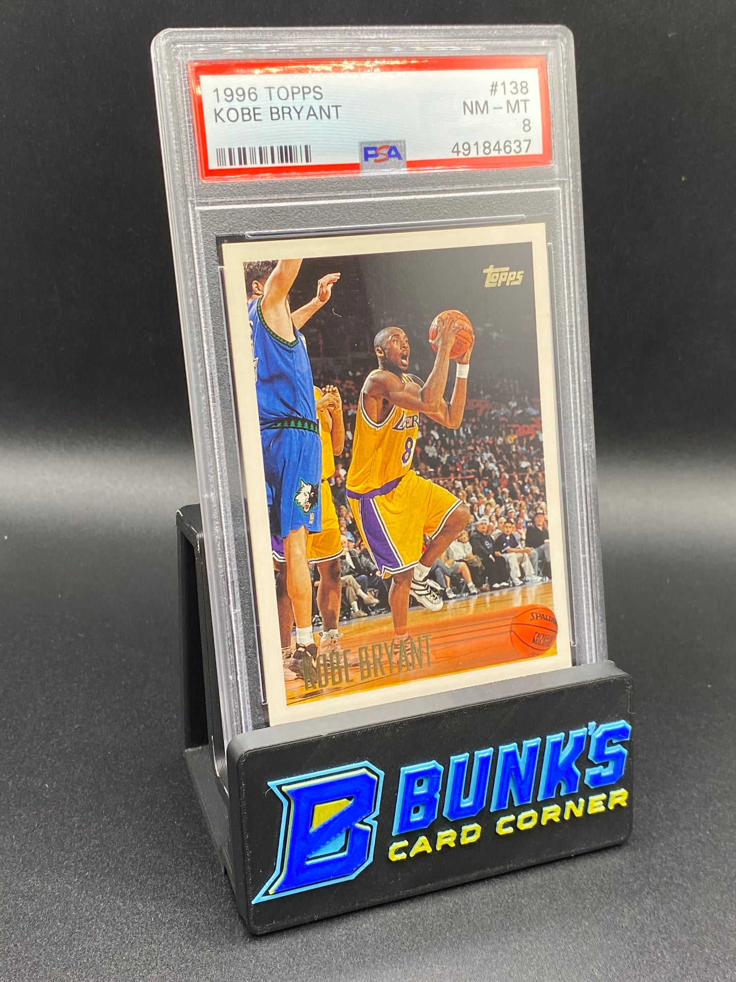 1996 Kobe Bryant PSA 8 Topps