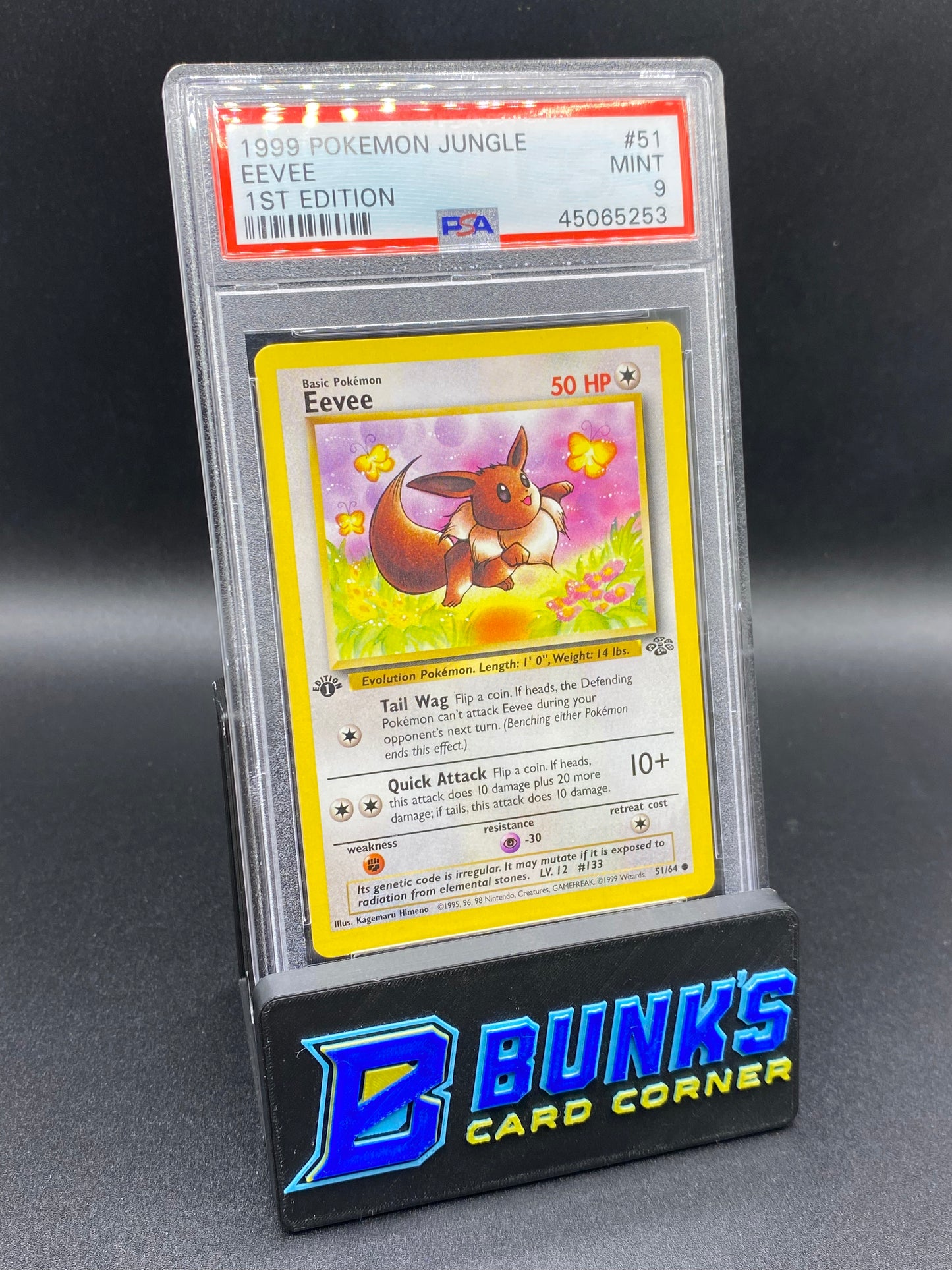 1999 Eevee 1st Edition Jungle PSA 9