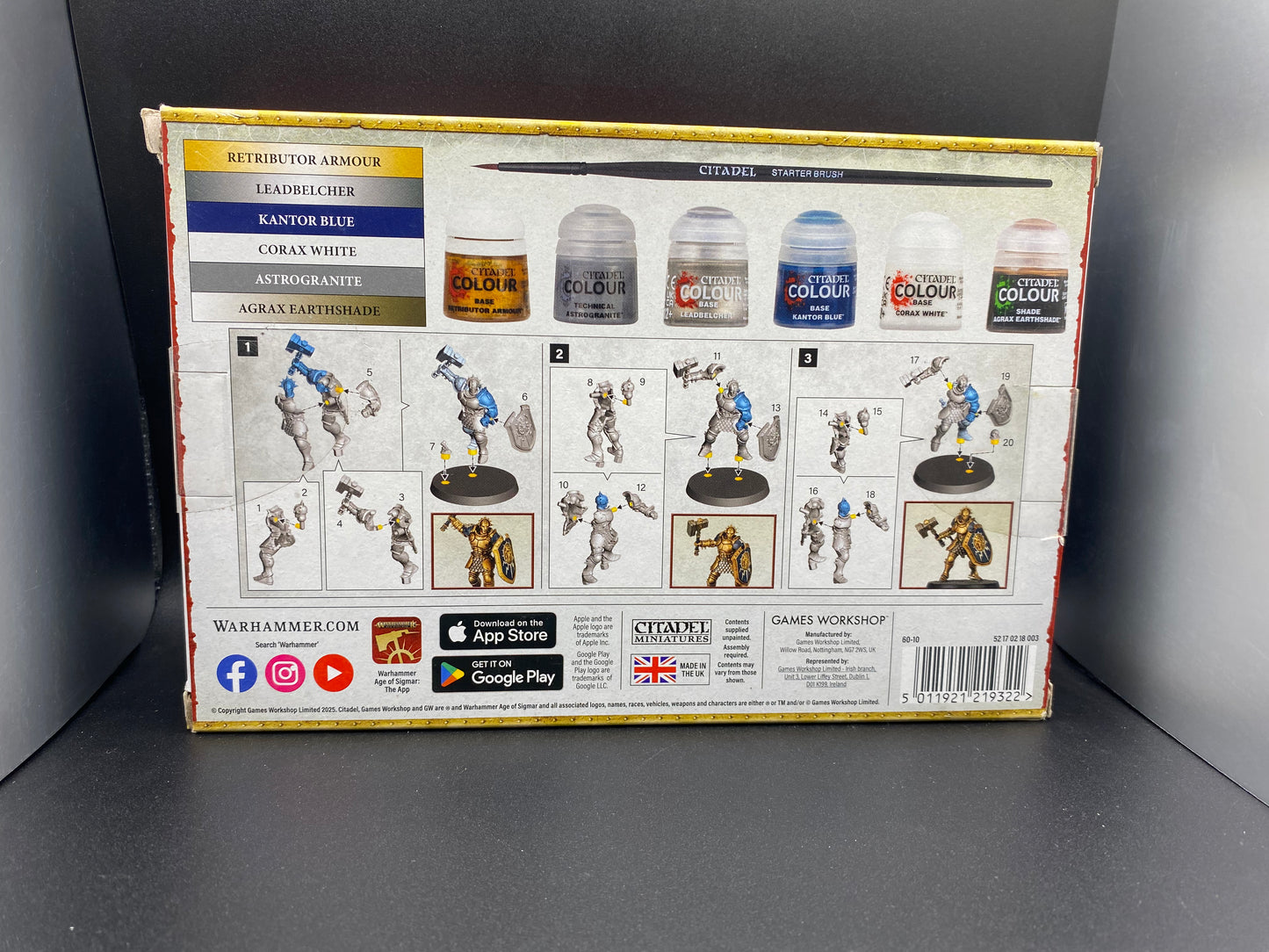 Warhammer Stormcast Eternals Paint Set