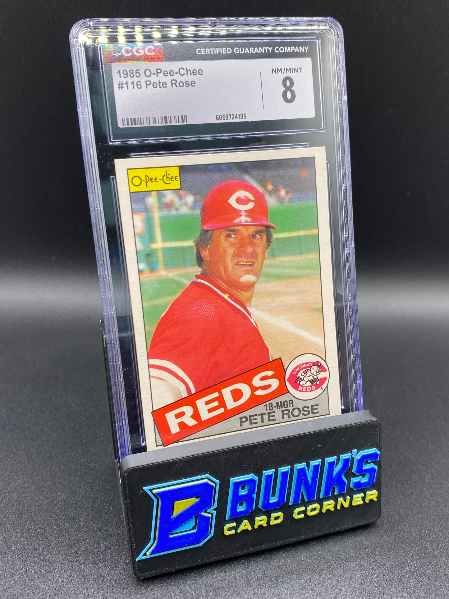 1985 Pete Rose CGC 8