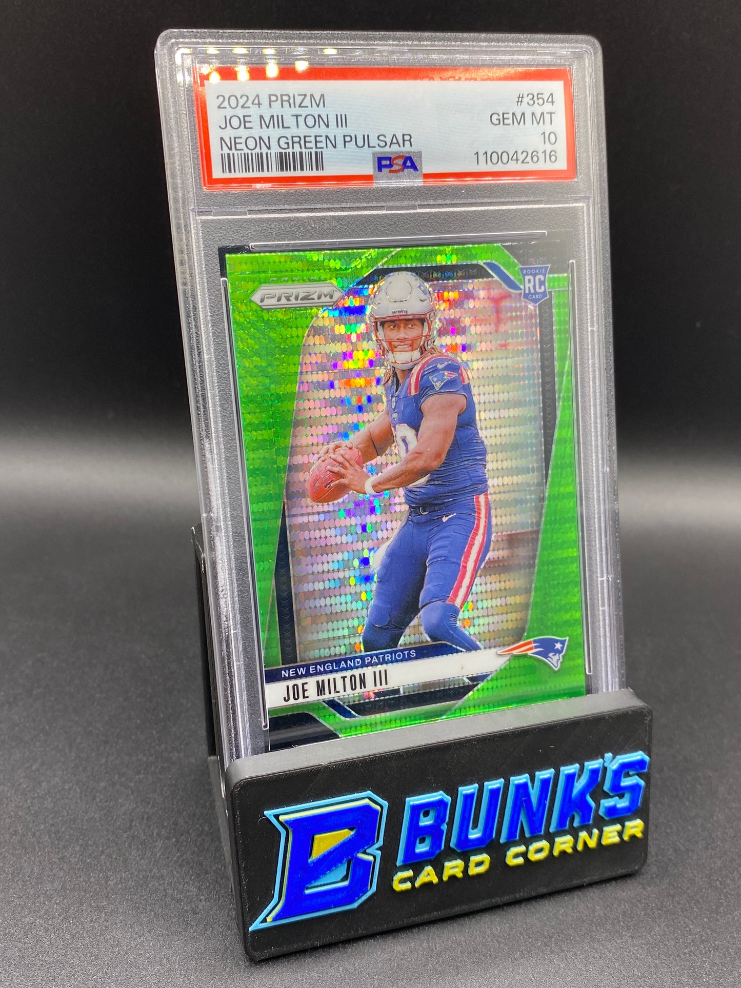 2024 Joe Molton III Neon Green Pulsar PSA 10