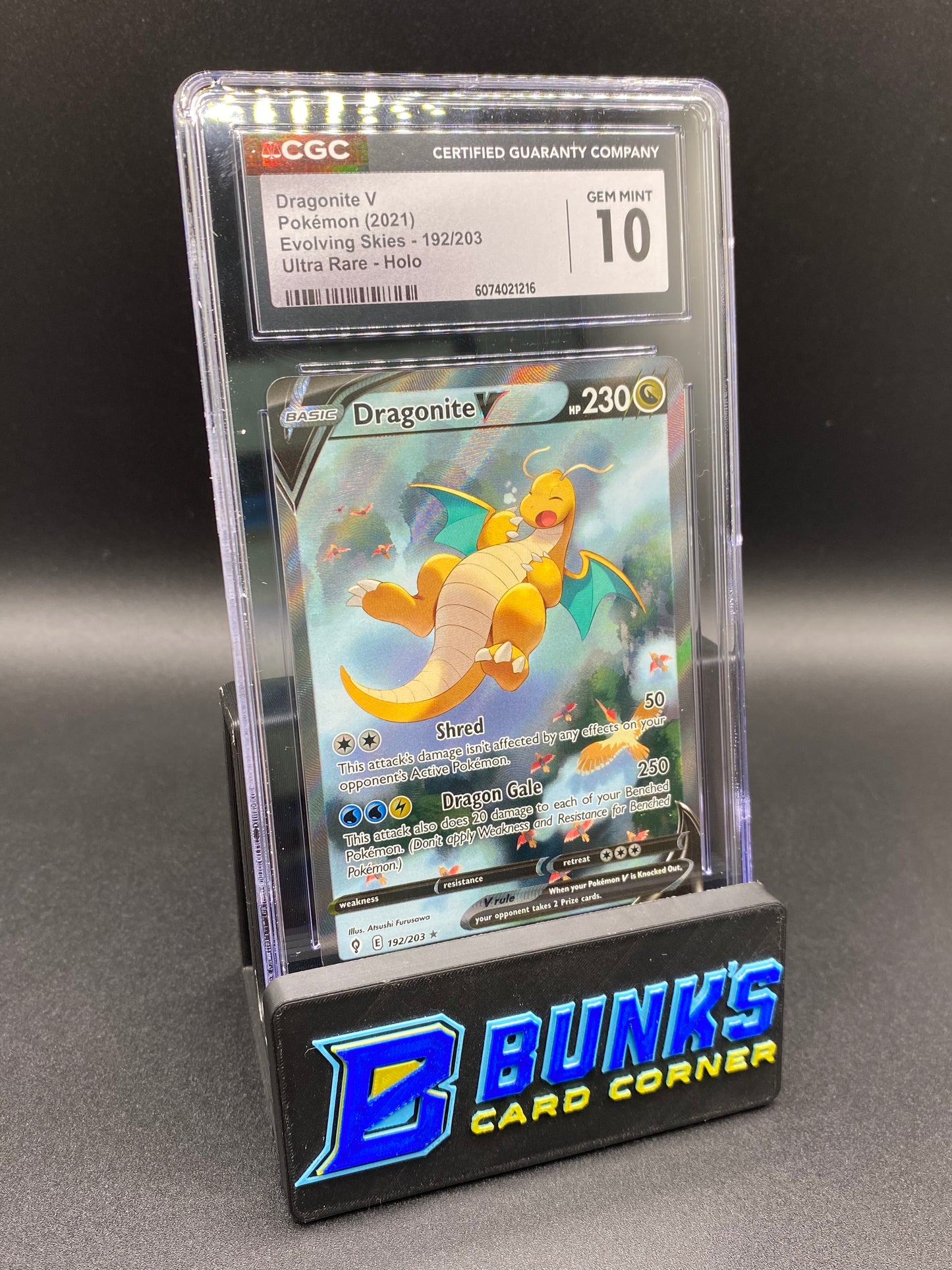 Dragonite V Alt Art Evolving Skies CGC 10