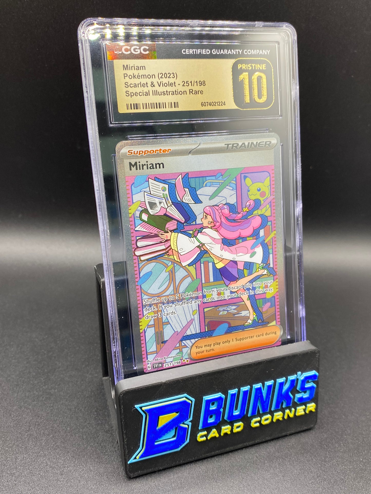 Miriam SIR Scarlet & Violet CGC PRISTINE 10