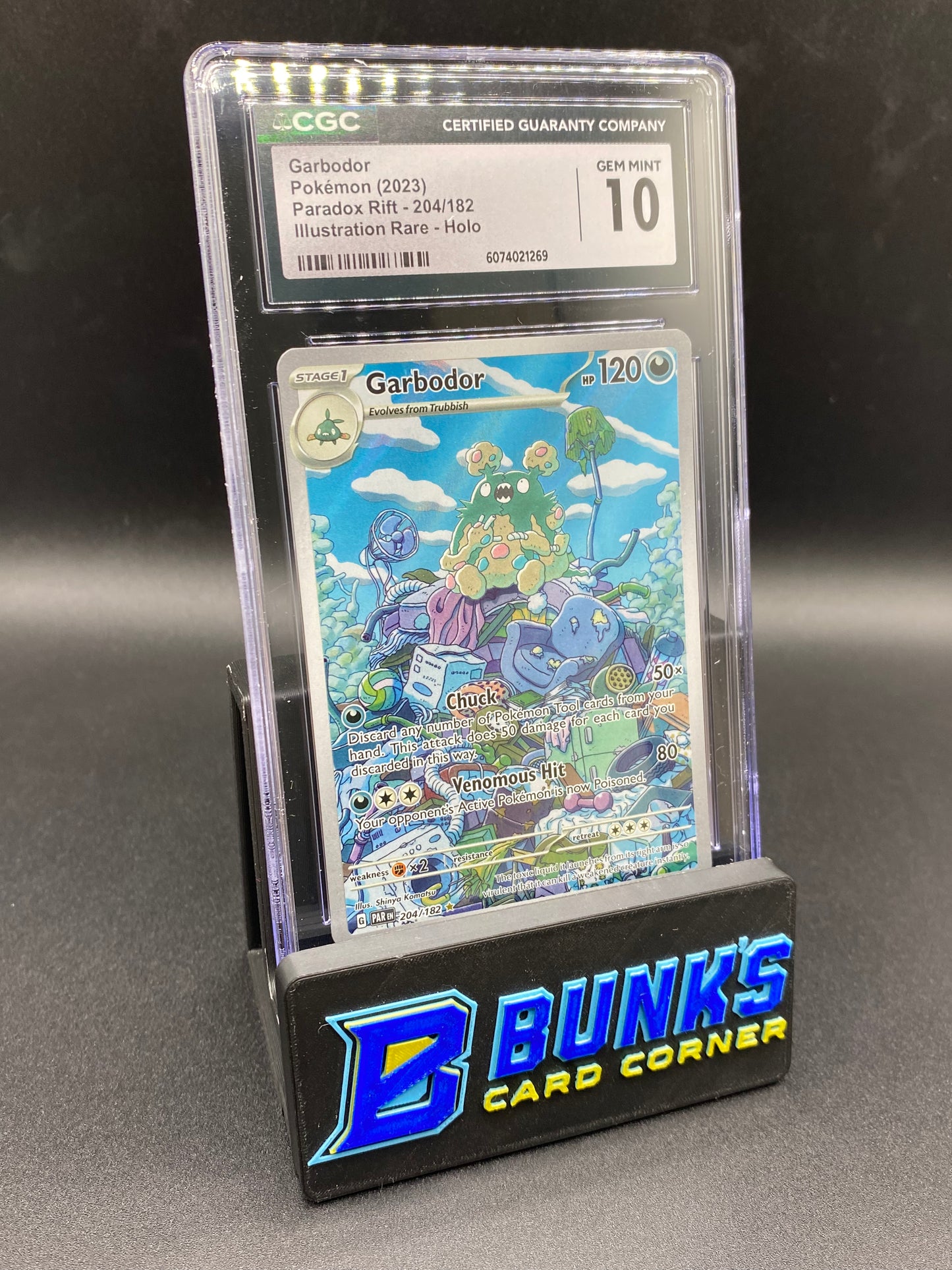 Garbodor Illustration Rare Paradox Rift CGC 10