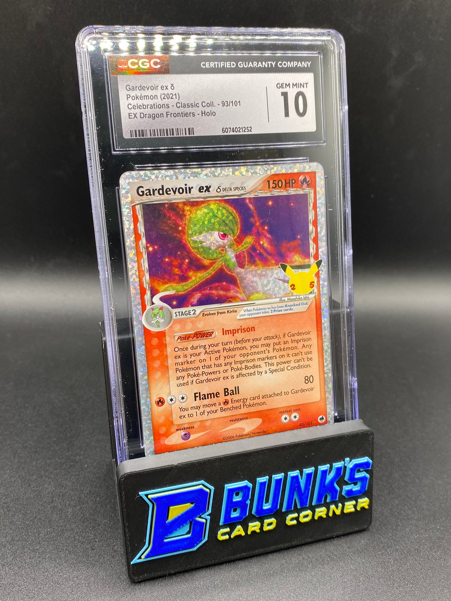 Gardevoir Ex Delta Holo Celebrations CGC 10