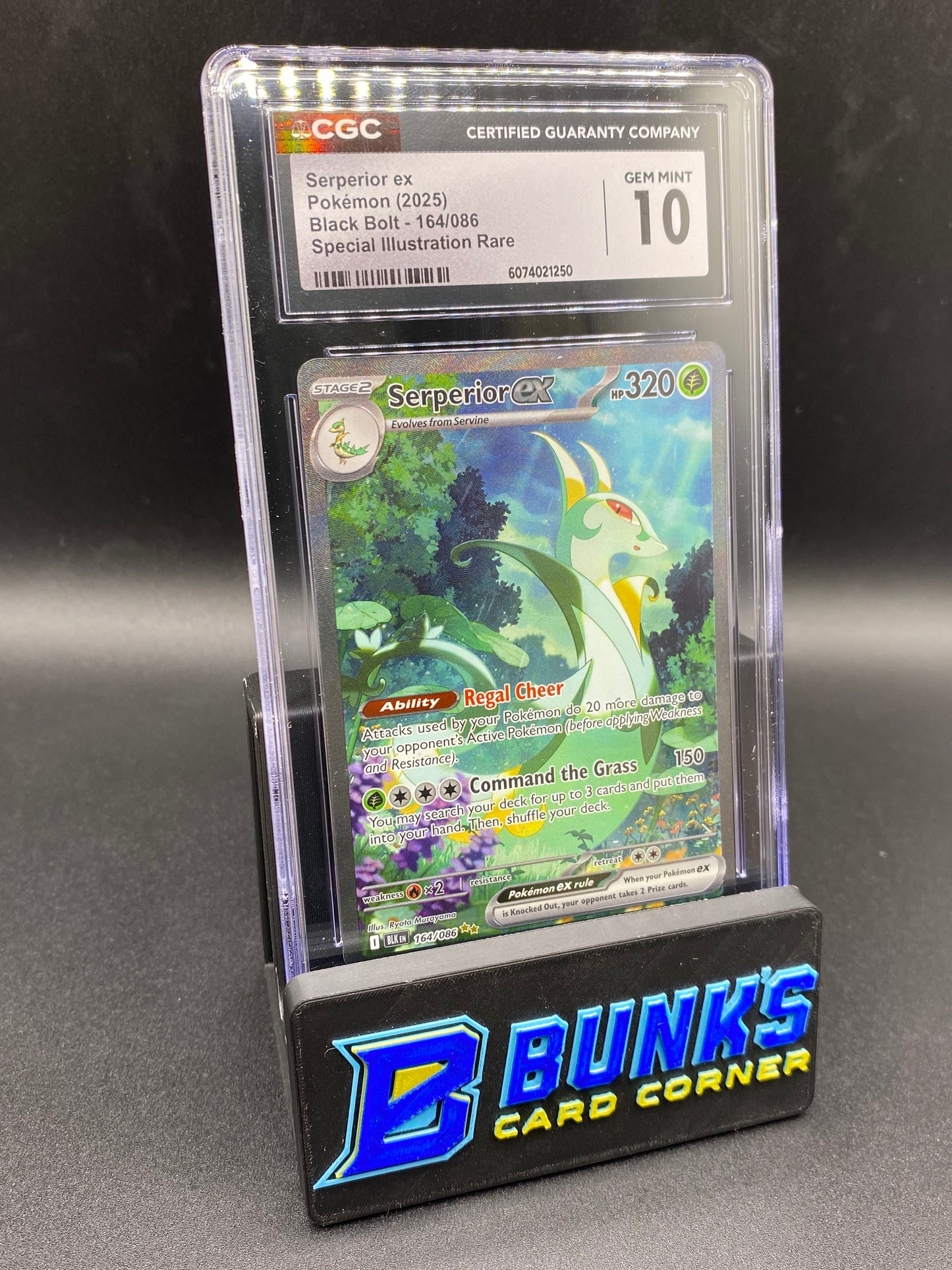 Serperior Ex SIR Black Bolt CGC 10