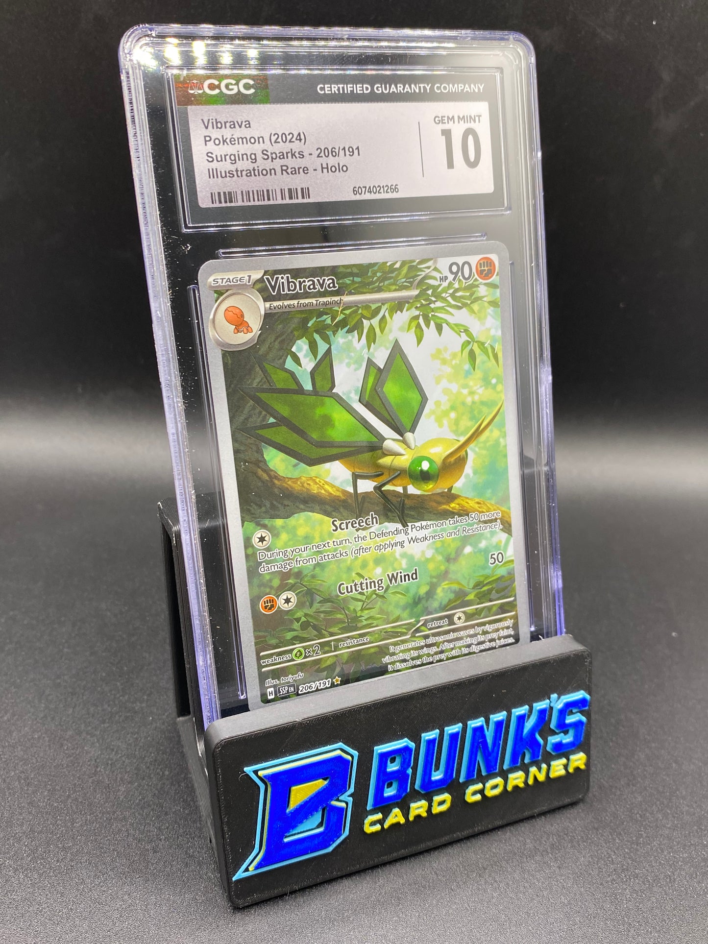 Vibrava Illustration Rare Surging Sparks CGC 10