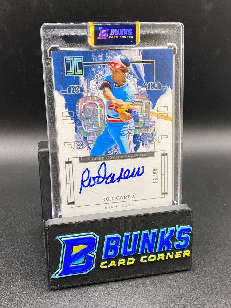 Rod Carew Auto 48/91 Impeccable