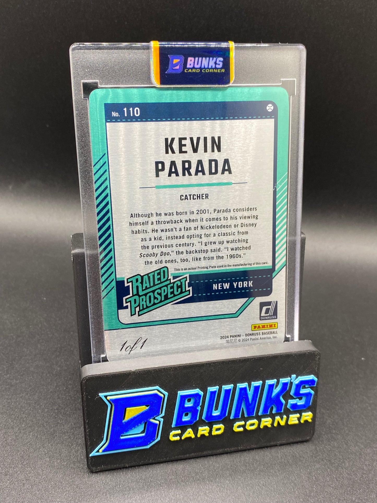 2024 Kevin Parada 1/1 Plate