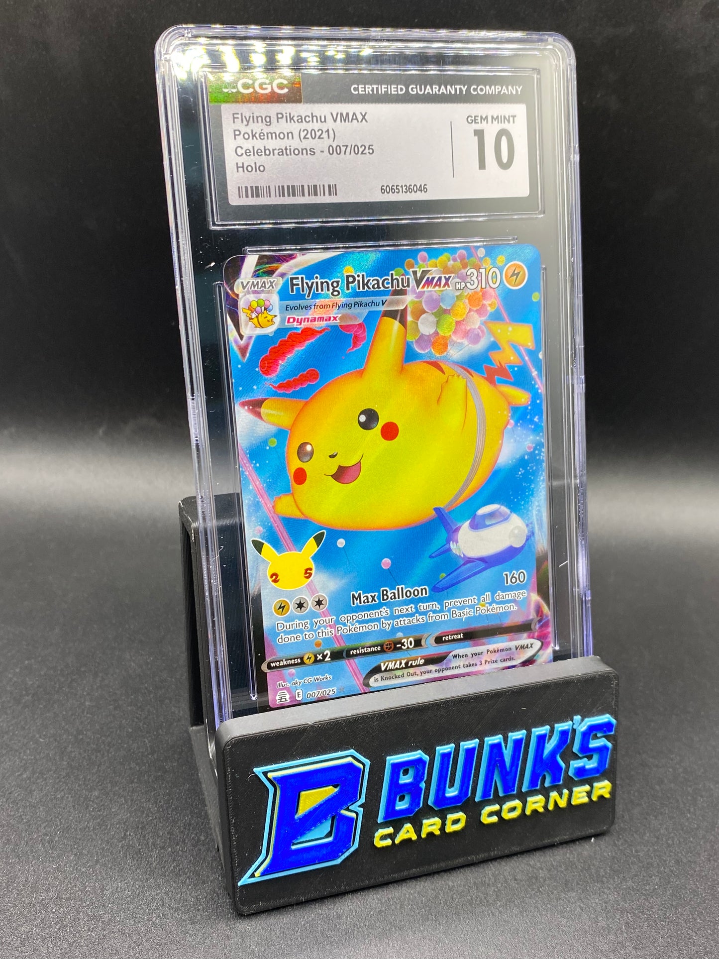 Flying Pikachu Vmax Celebrations CGC 10