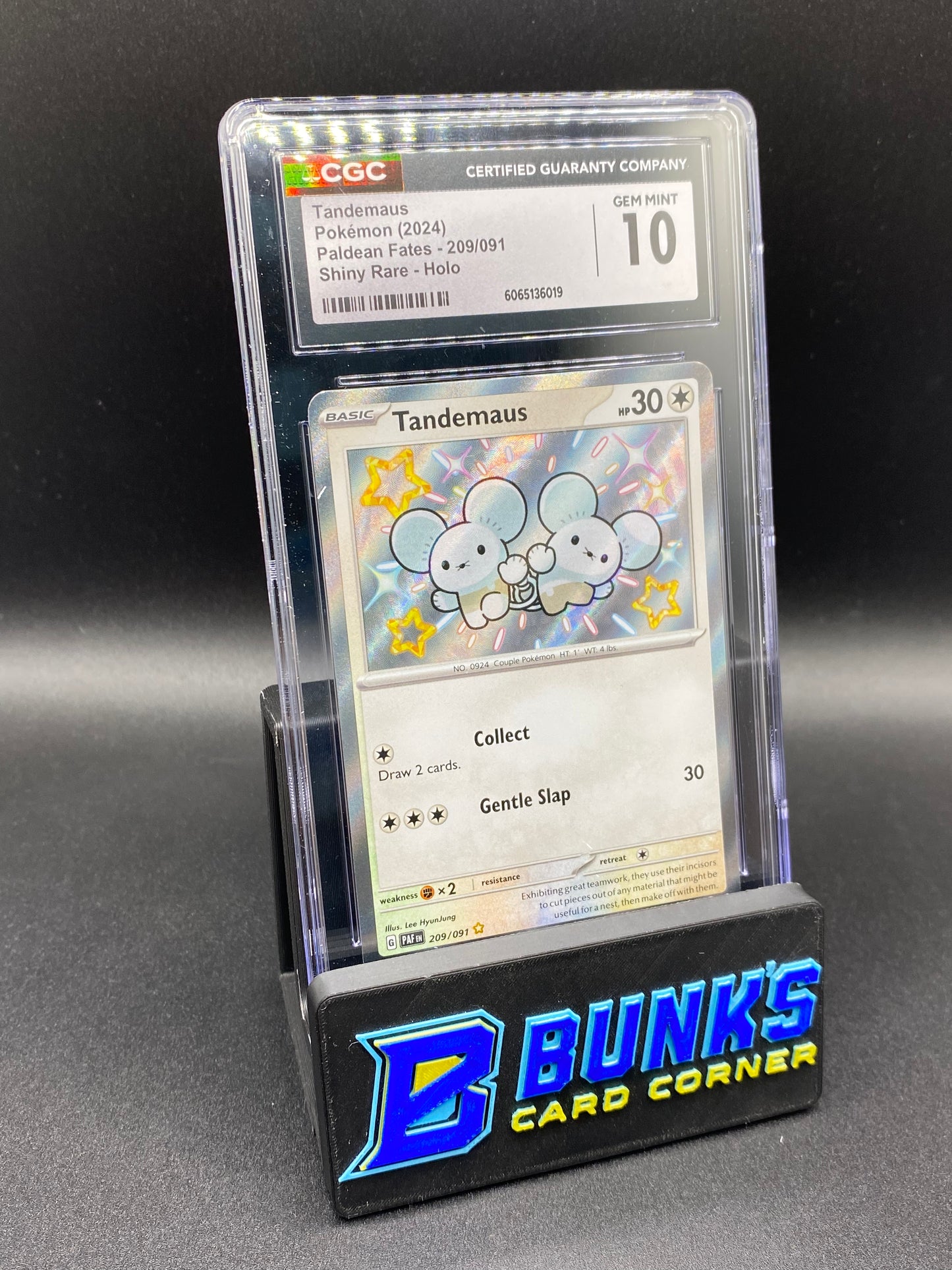 Tandemaus Shiny Rare Paldean Fates CGC 10