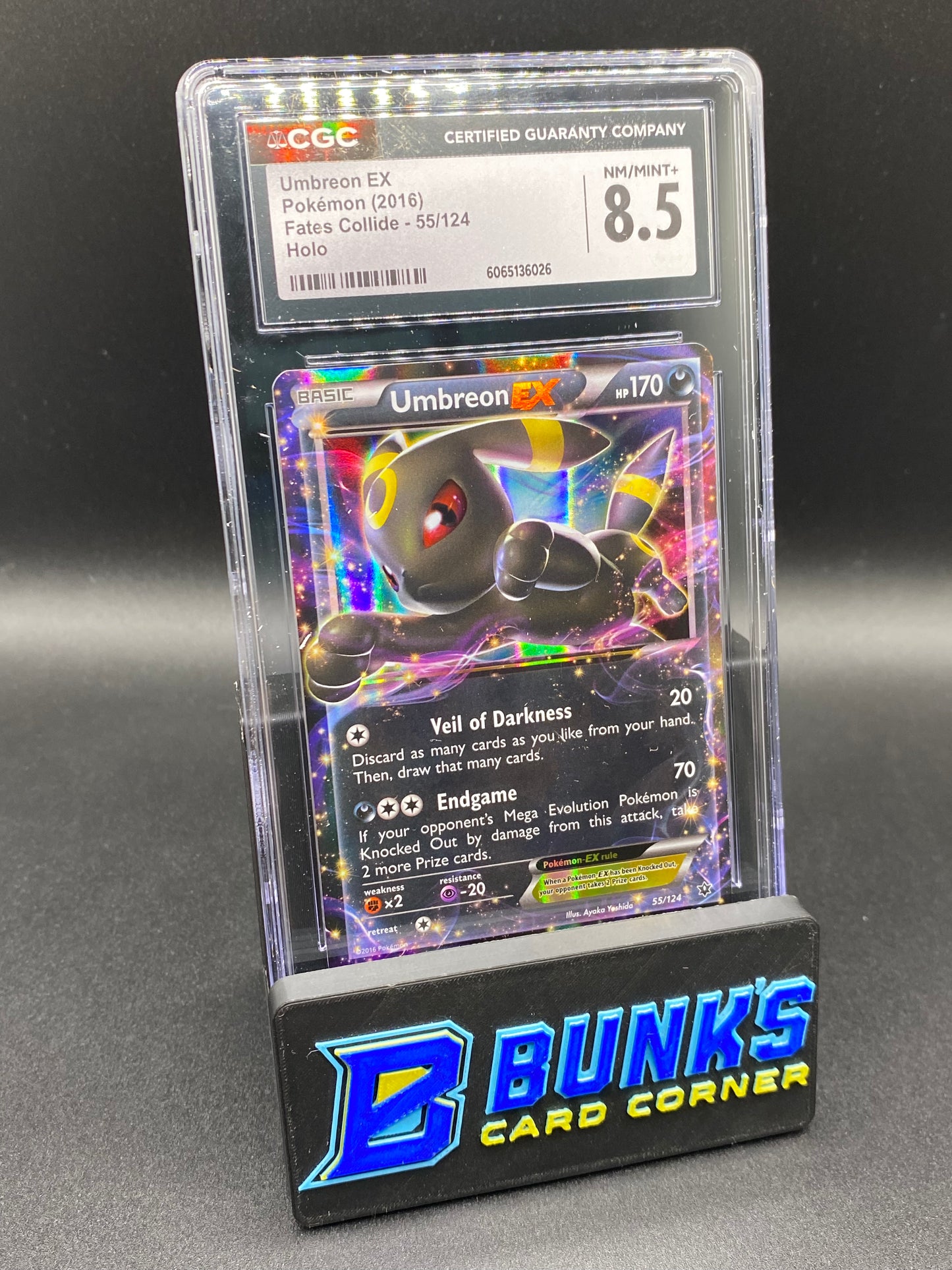 Umbreon Ex Fates Collide CGC 8.5